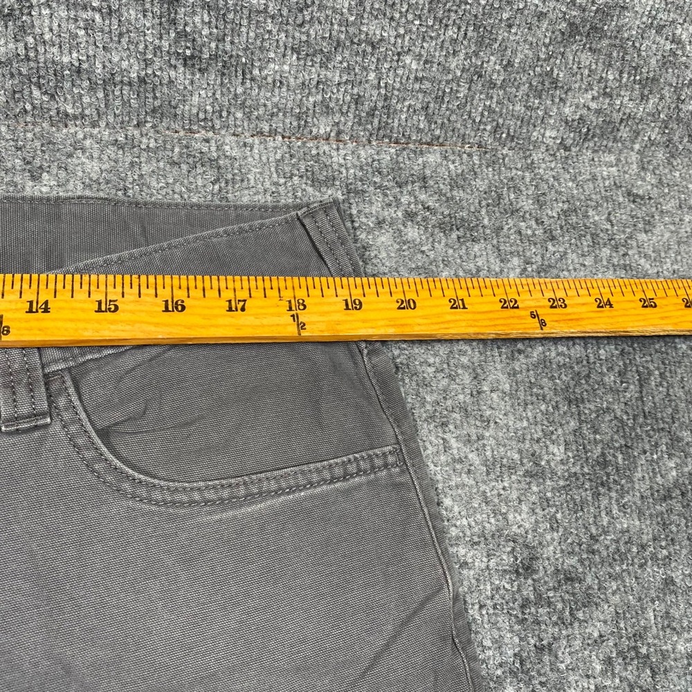 Carhartt Mens Relaxed Fit Canvas Work Pants Gray 102517 039 38x32 Utility Pocket - Picture 3 of 9